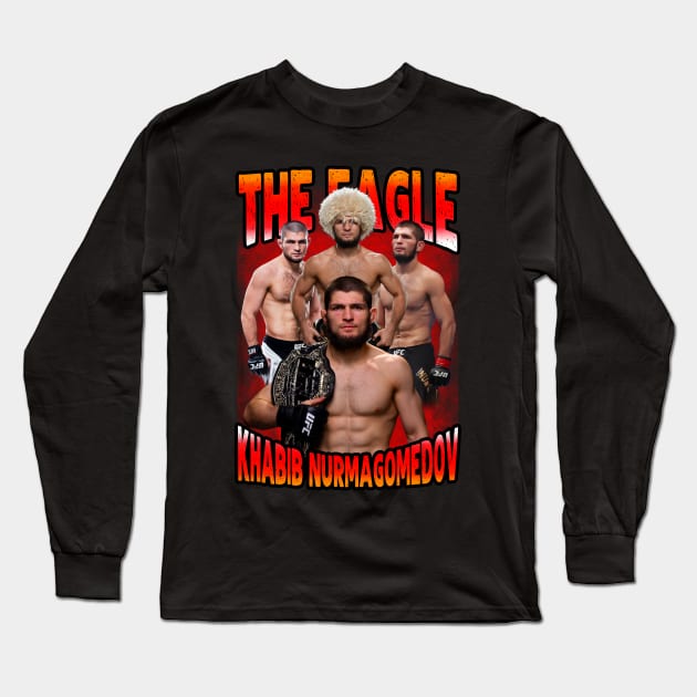 KHABIB NURMAGOMEDOV Long Sleeve T-Shirt by hackercyberattackactivity